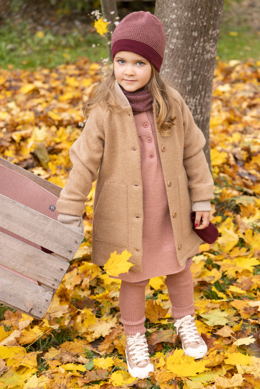 Disana organic merino boiled wool walking coat