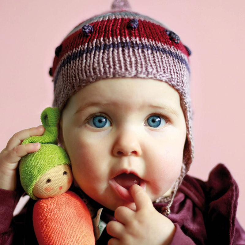 carrot baby rattle