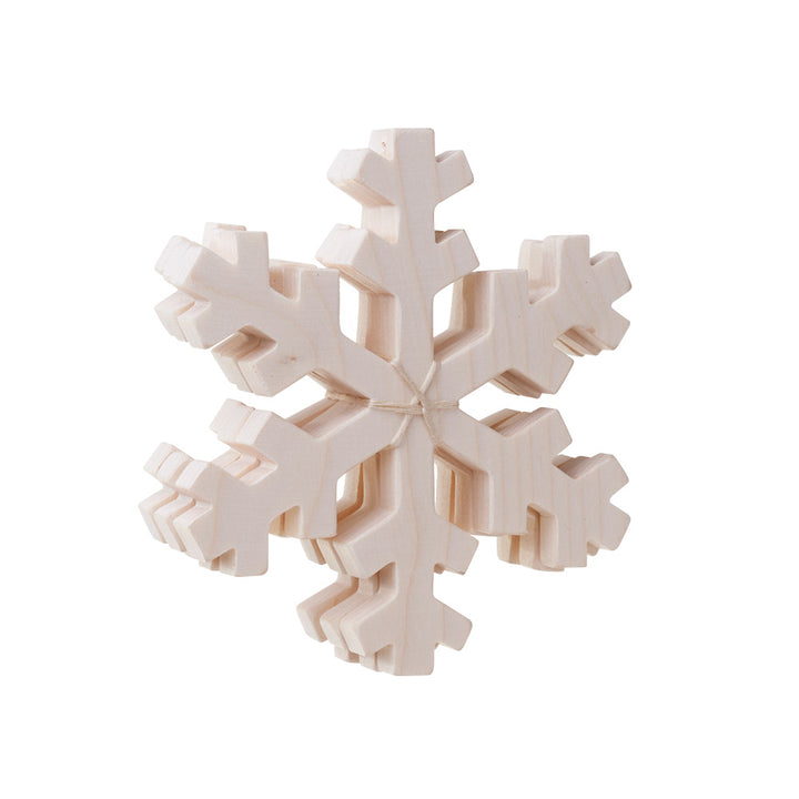 maple snowflakes, set of 3