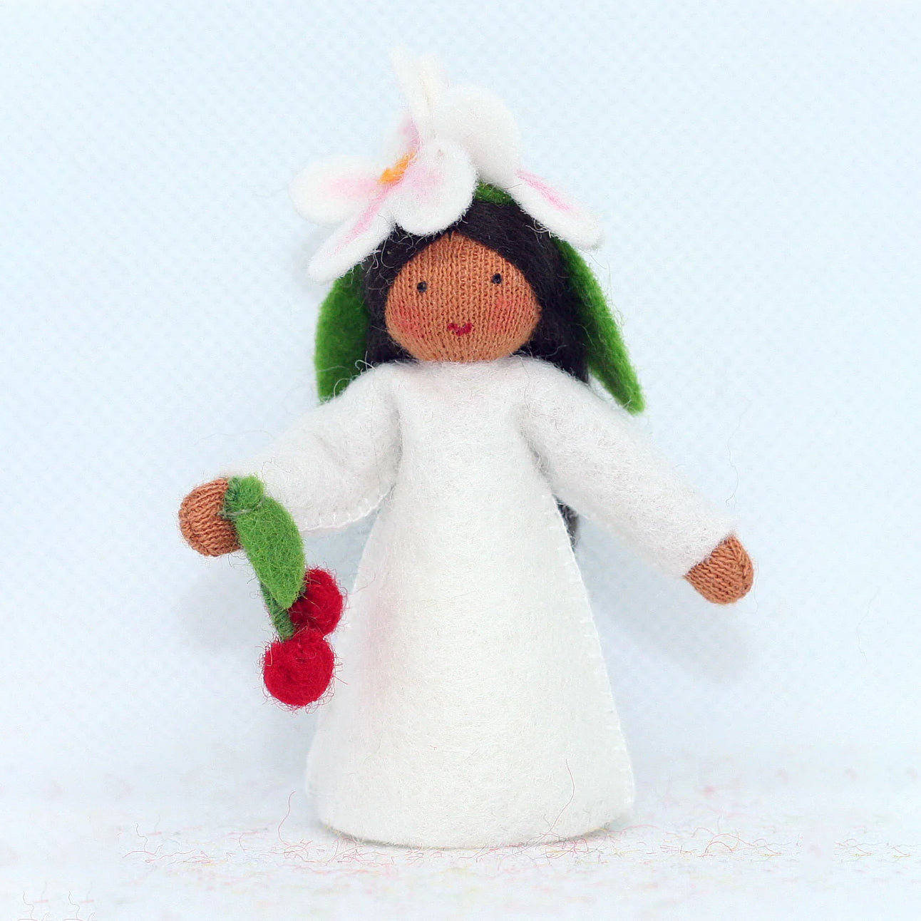 Ambrosius cherry blossom fairy holding fruit