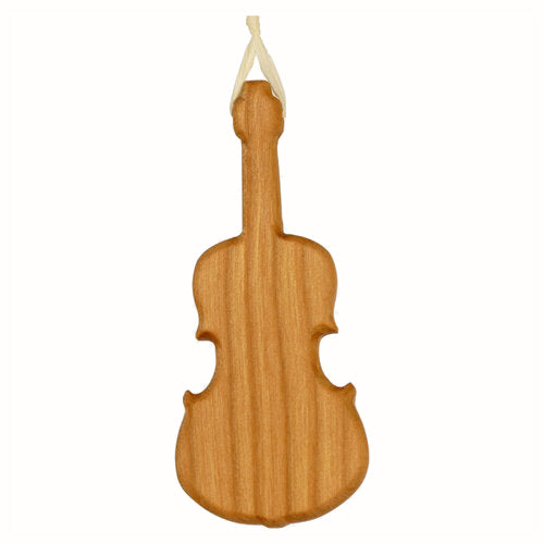Violin wooden ornament
