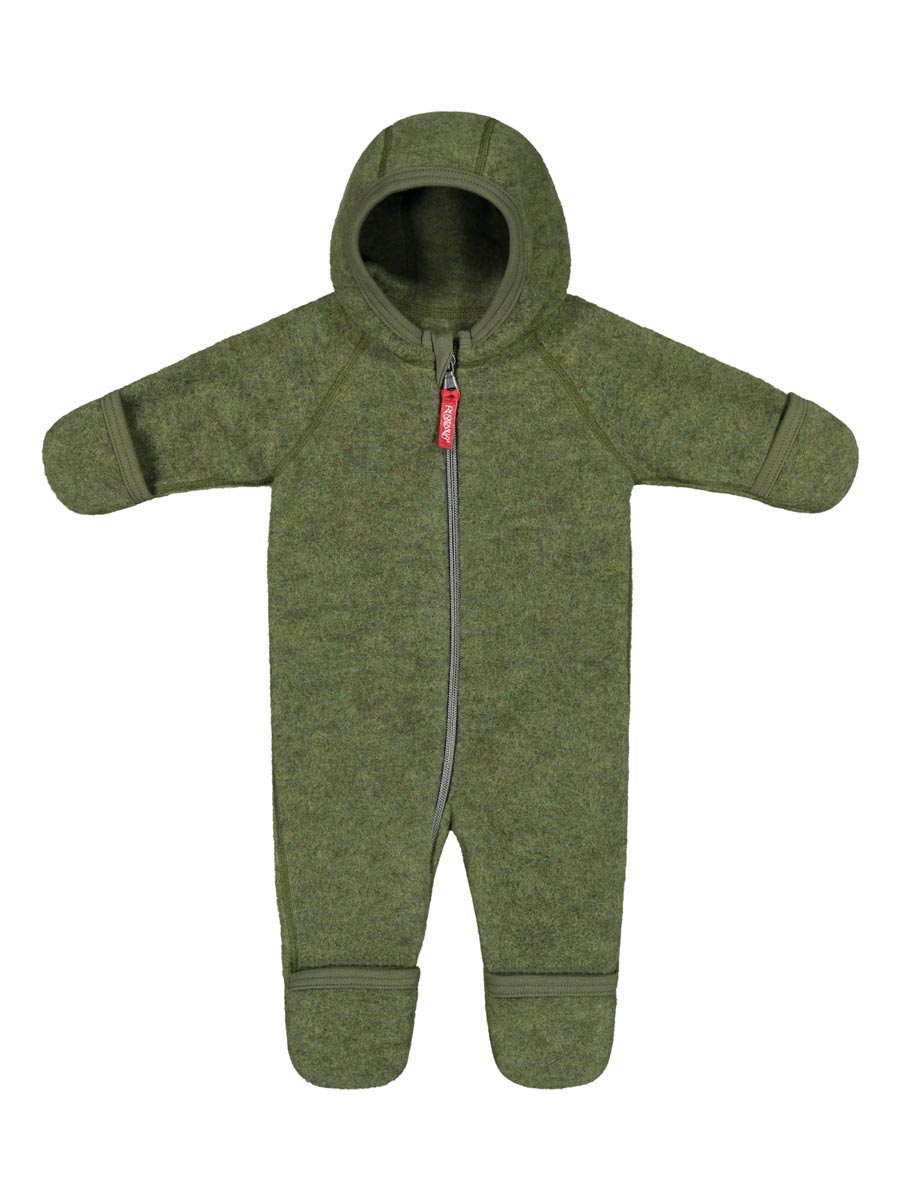 Ruskovilla organic wool fleece baby overalls (special order)