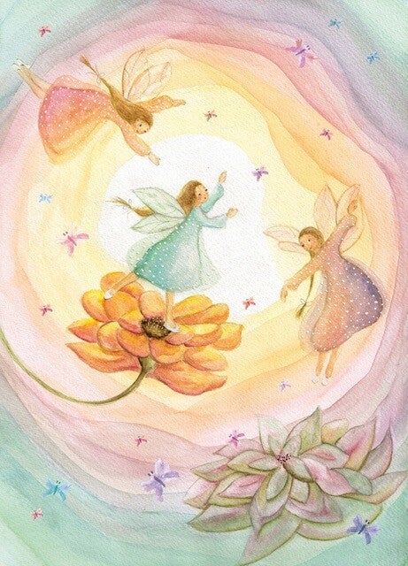 Butterfly Fairies postcard