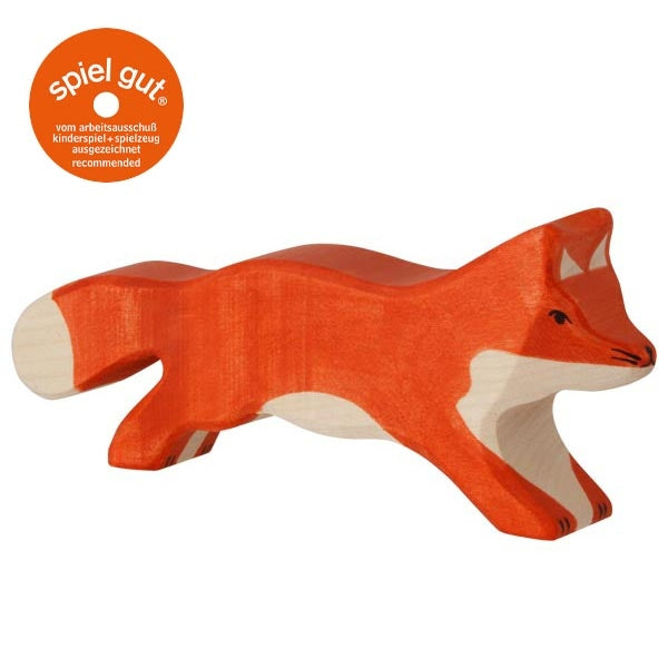 Holztiger fox running