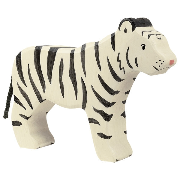 Holztiger white tiger, standing