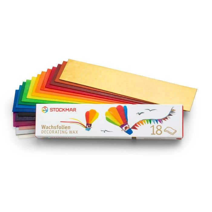 Stockmar thin wax sheets, 18 sheets