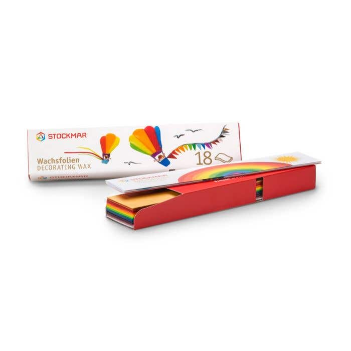 Stockmar thin wax sheets, 18 sheets