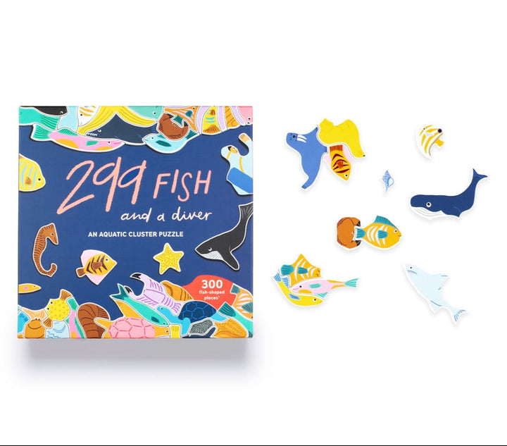 299 Fish (& a diver) jigsaw puzzle