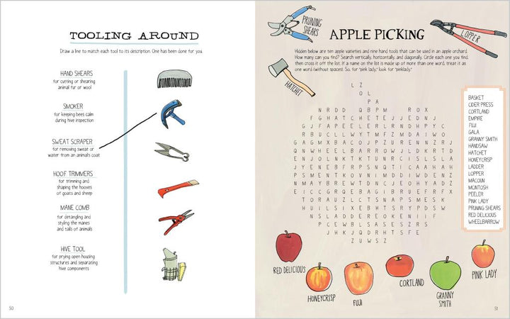 Farm Anatomy Activity Book