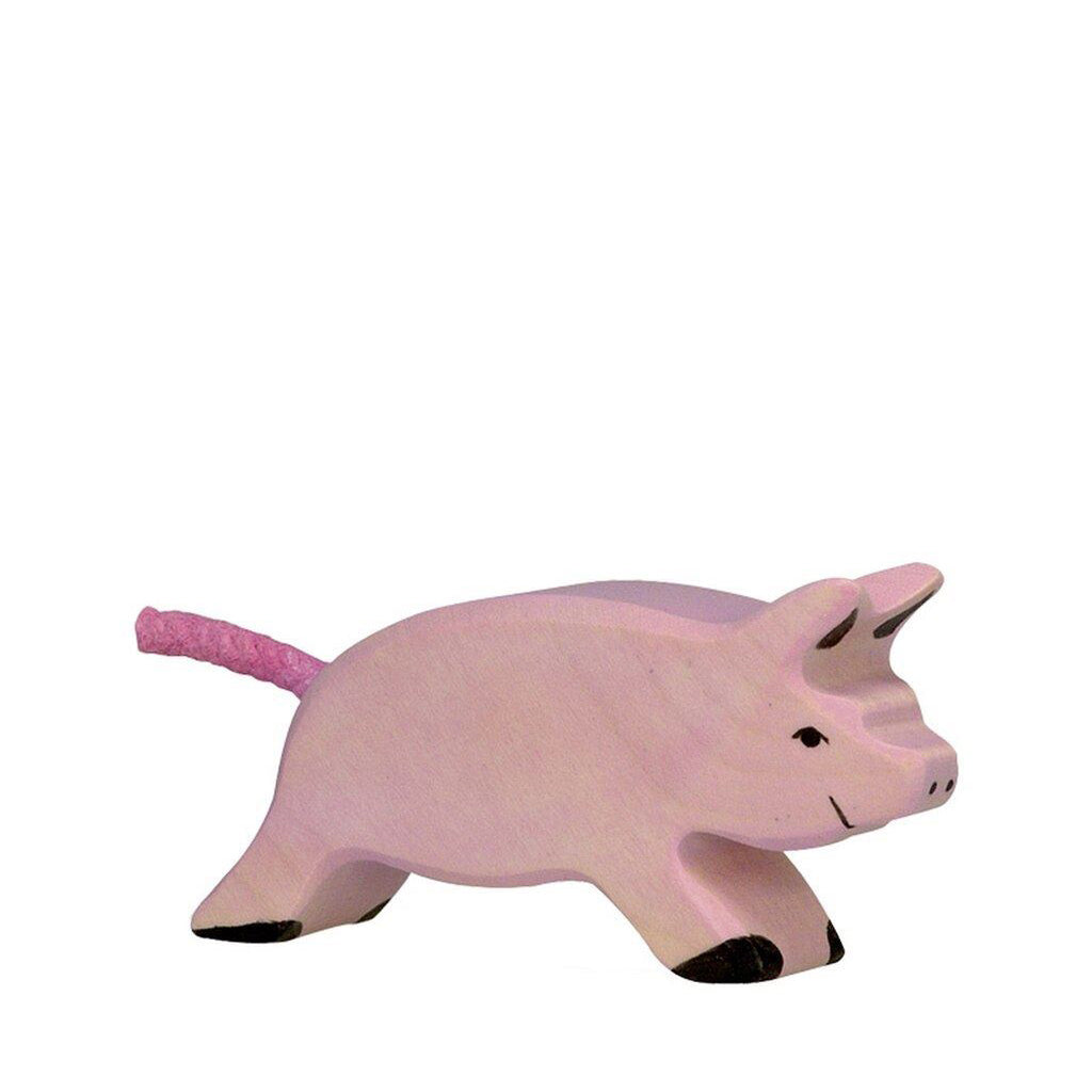 Holztiger piglet, running