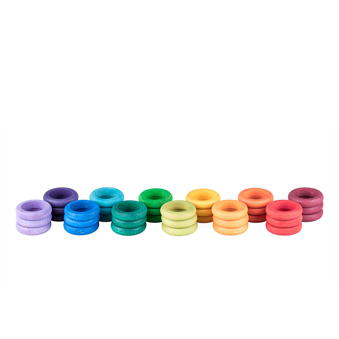 Grapat Rings, 36 pc (12 colours)