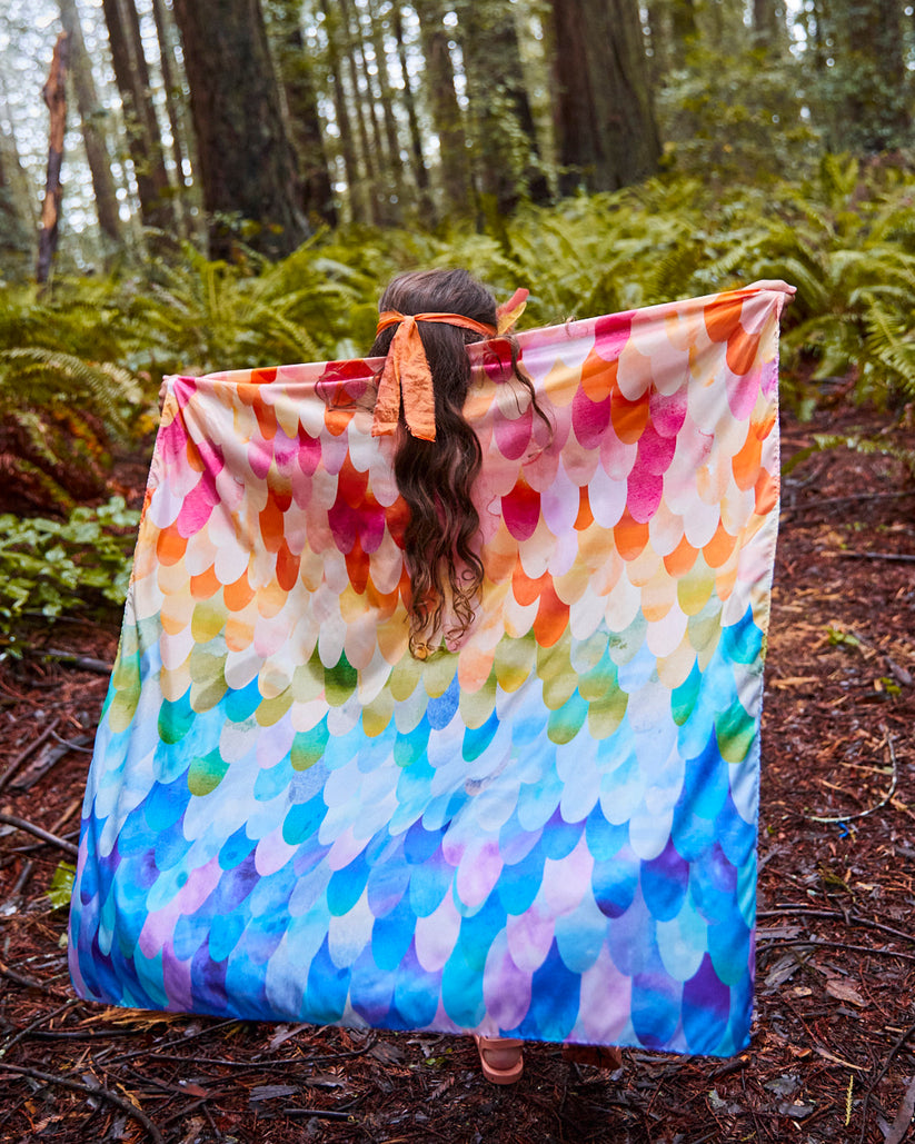 Sarah's Silks rainbow phoenix playsilk