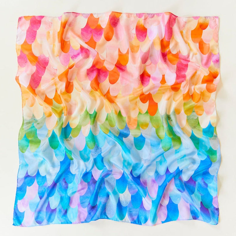 Sarah's Silks rainbow phoenix playsilk