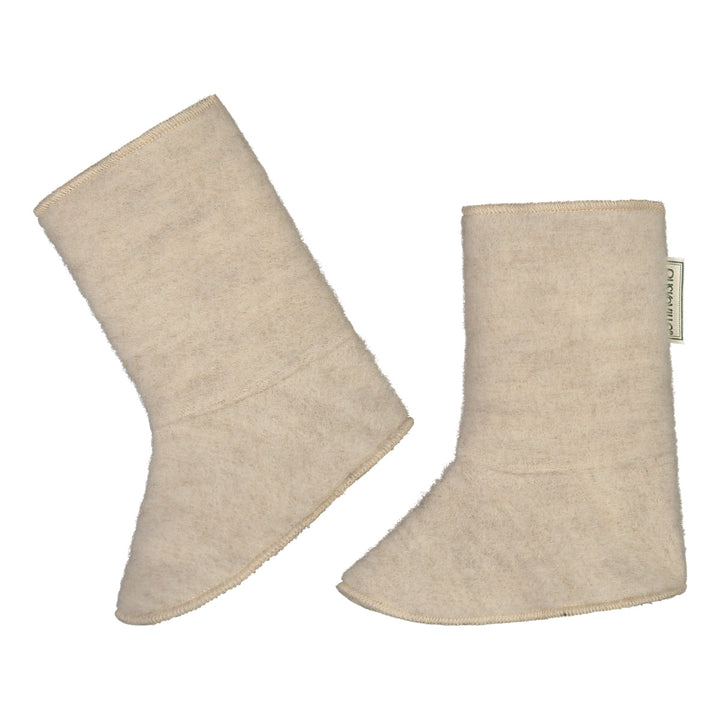 Ruskovilla organic merino fleece baby booties