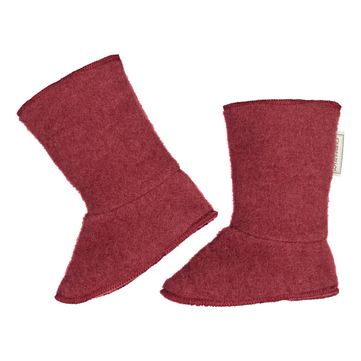 Ruskovilla organic merino fleece baby booties