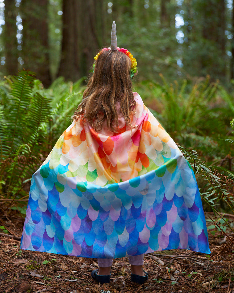 Sarah's Silks rainbow phoenix playsilk