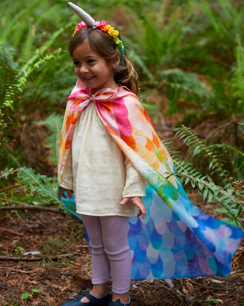 Sarah's Silks rainbow phoenix playsilk