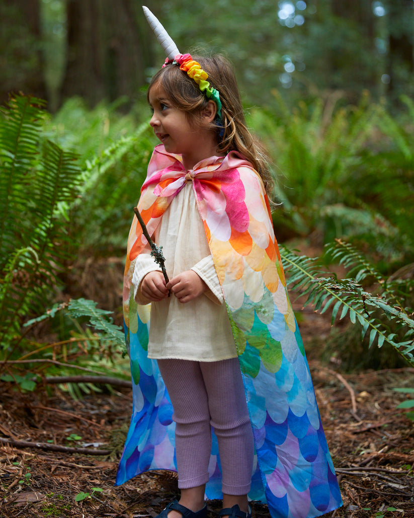 Sarah's Silks rainbow phoenix playsilk