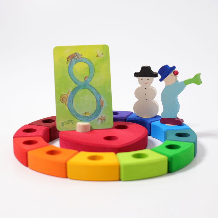 trumpeting clown ornament for birthday ring