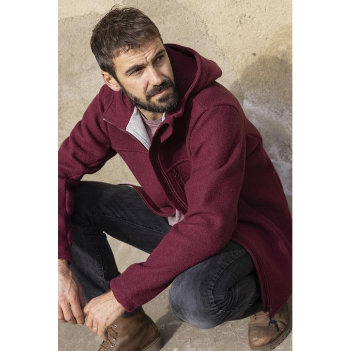 Disana men's organic wool outdoor jacket