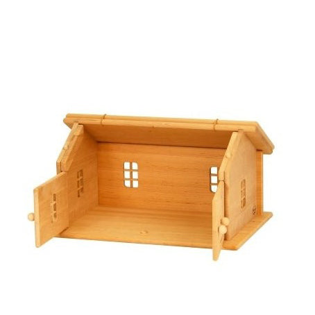 small house, natural, with straight edge roof (pre-order for late autumn, 2023)