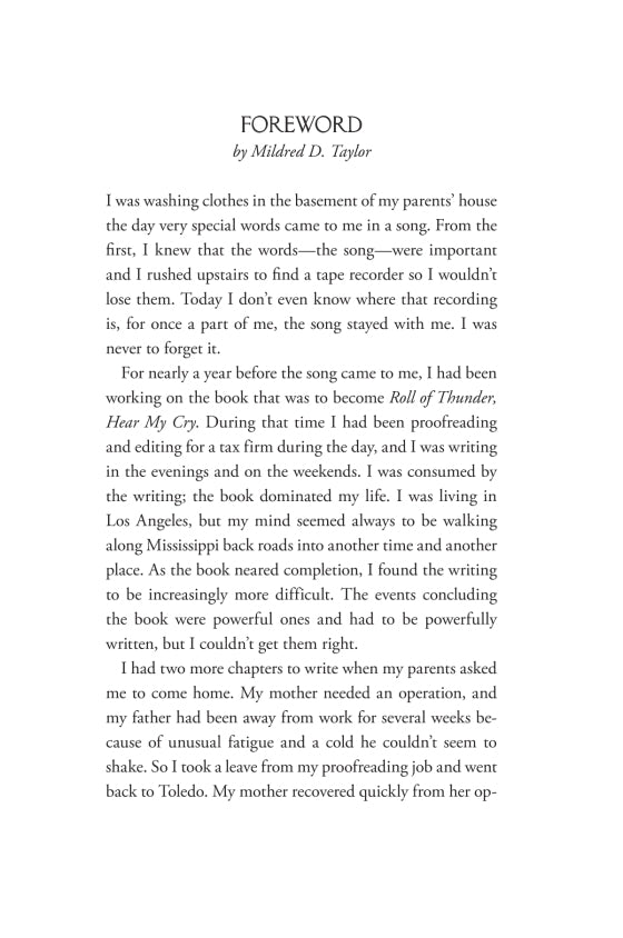 Roll of Thunder, Hear My Cry