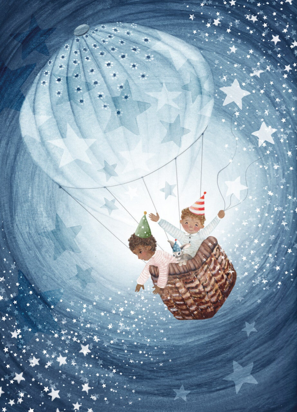 To the Moon and Back postcard
