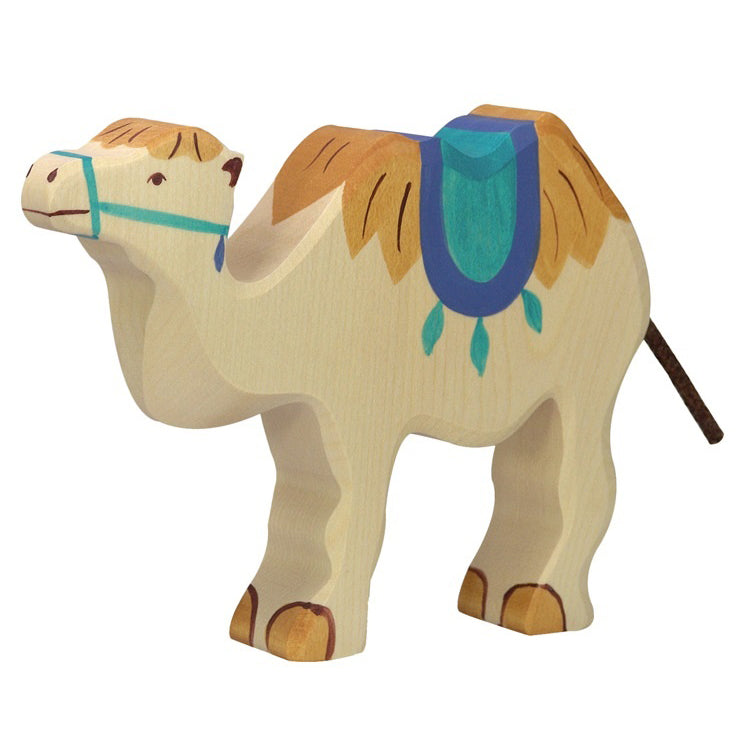 Holztiger camel with saddle