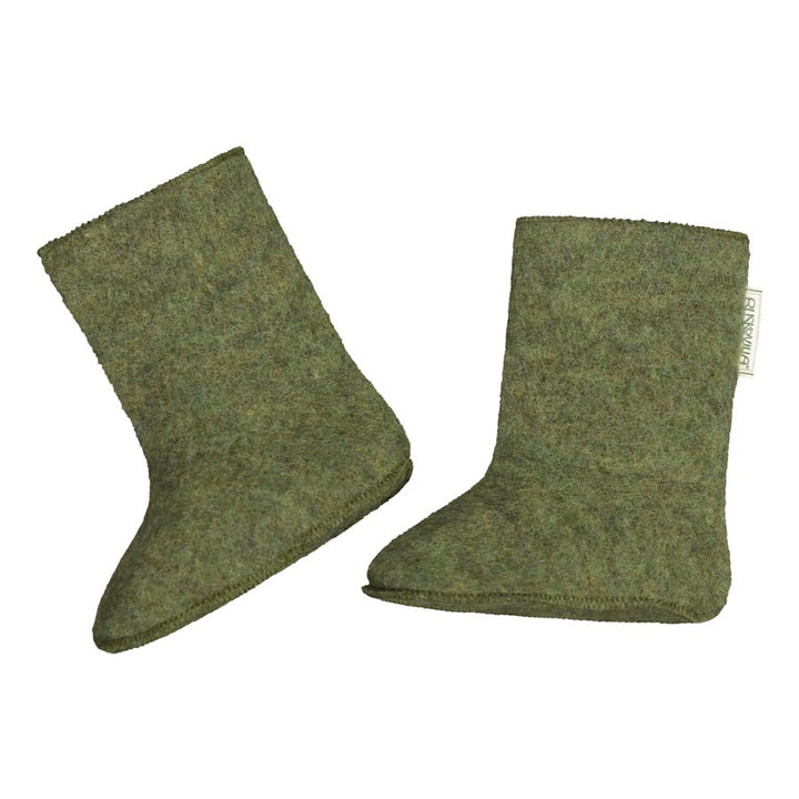 Ruskovilla organic merino fleece baby booties