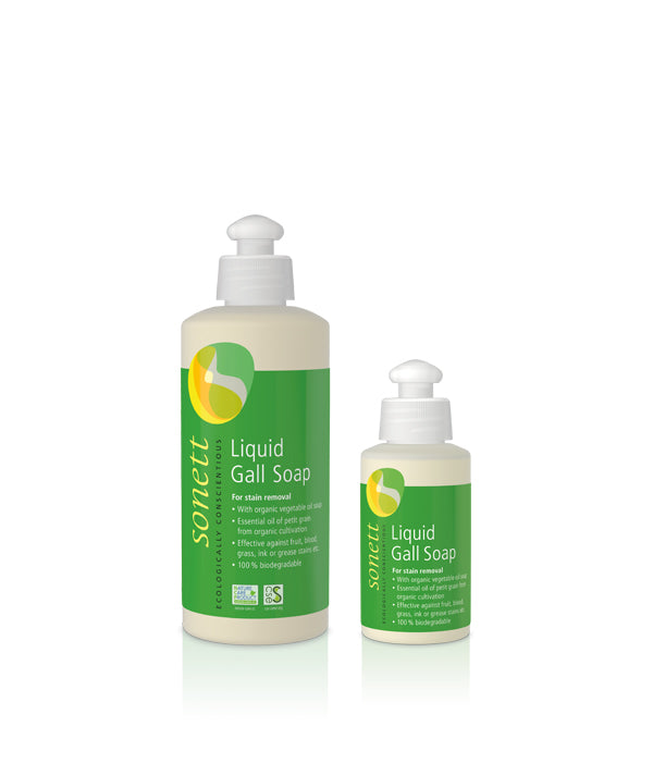 Sonett gall soap for stain removal, liquid form