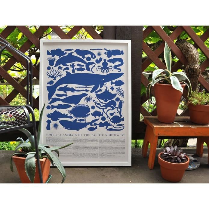 marine animals print