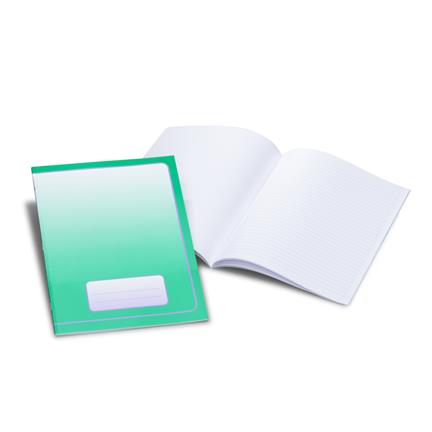 Exercise notebook (alternating blank / lined pages)