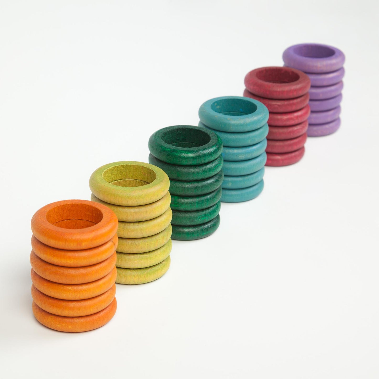 Grapat Rings, 36 pcs (6 non-basic colours)
