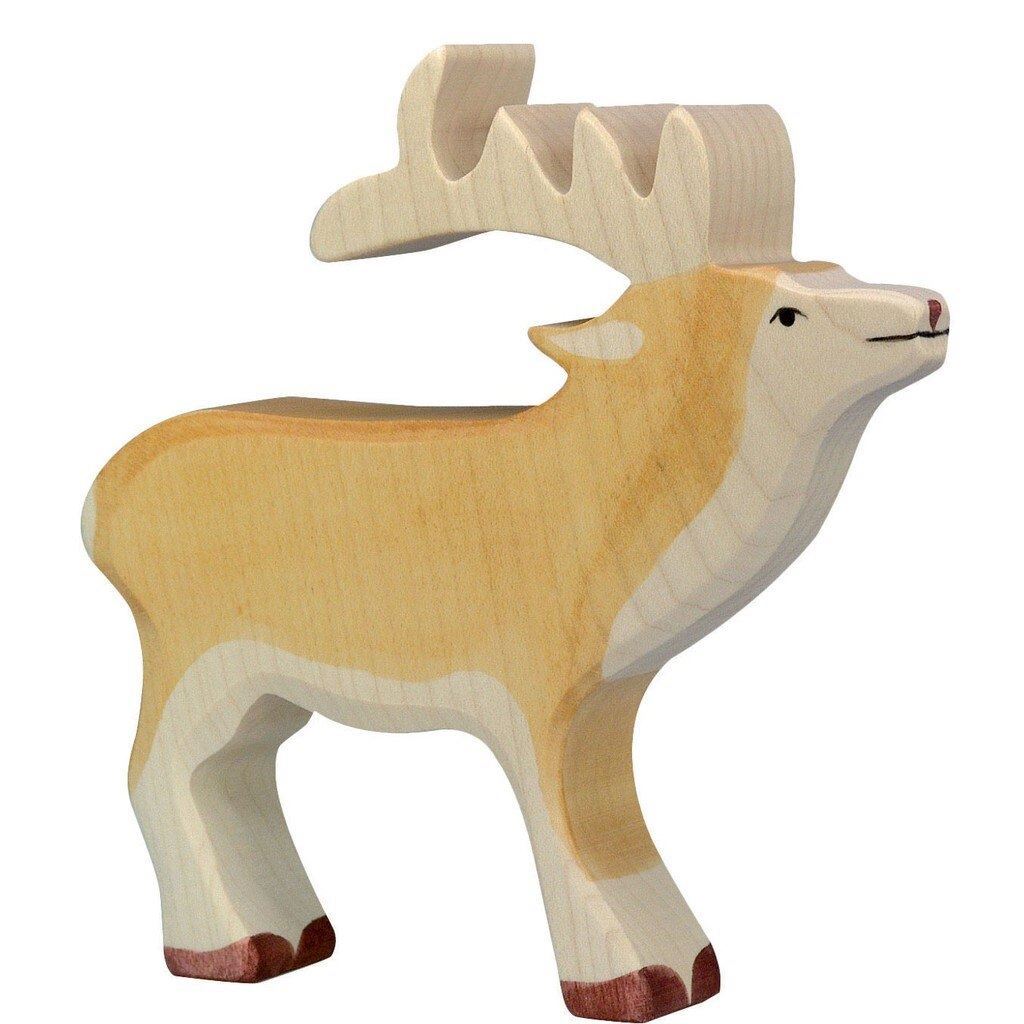 Holztiger stag