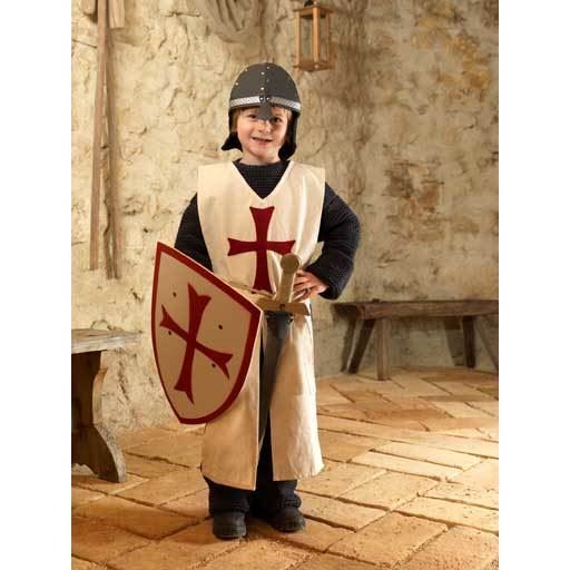 white tunic with red cross