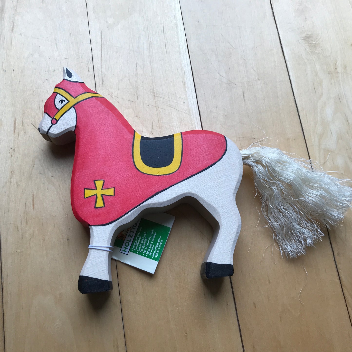Holztiger tournament horse, red - seconds