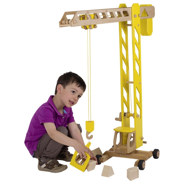 Goki extra large yellow floor crane