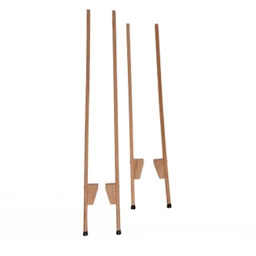 wooden stilts (local pick-up)