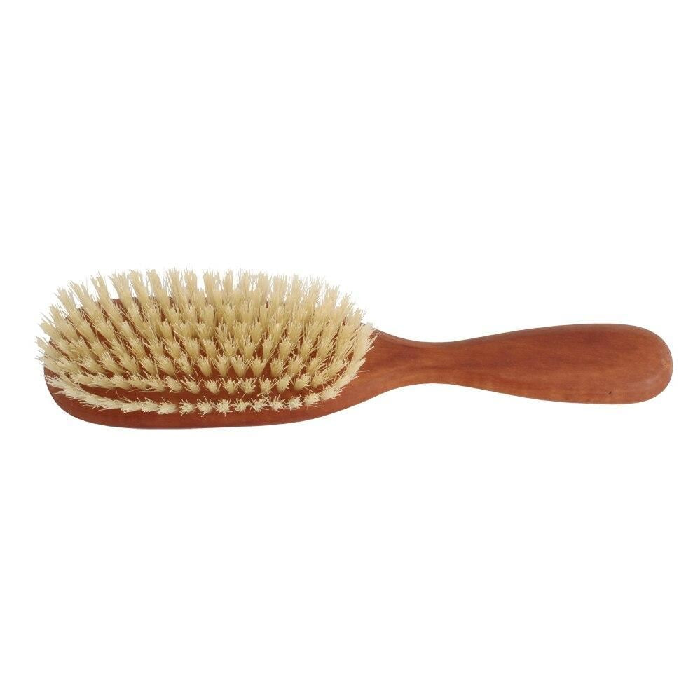 hairbrush with natural bristles, for medium and long hair