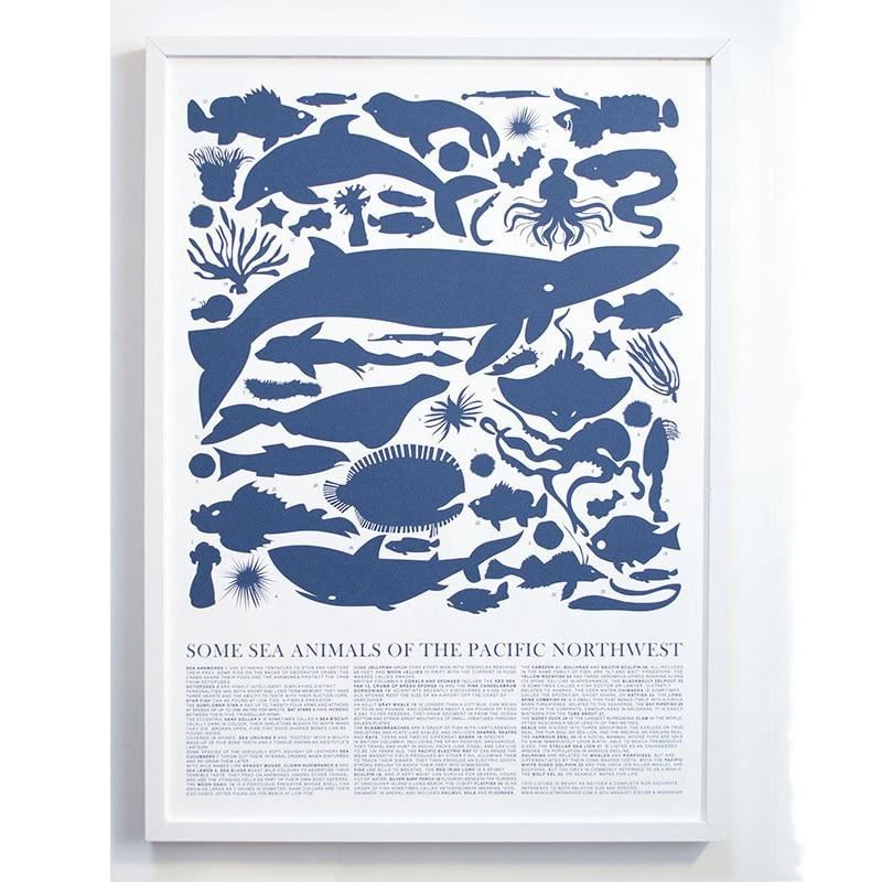 marine animals print