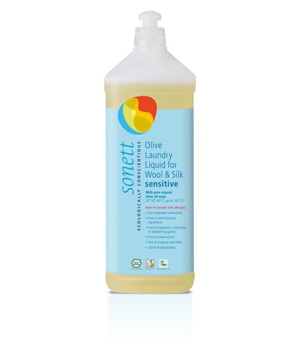 Sonett olive washing liquid for wool and silk, 500 ml