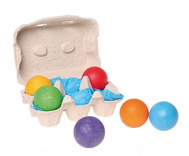 Grimm s Wooden Balls Rainbow