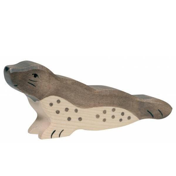 Holztiger seal, head forward