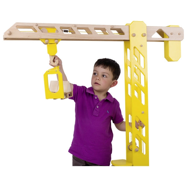 Goki extra large yellow floor crane