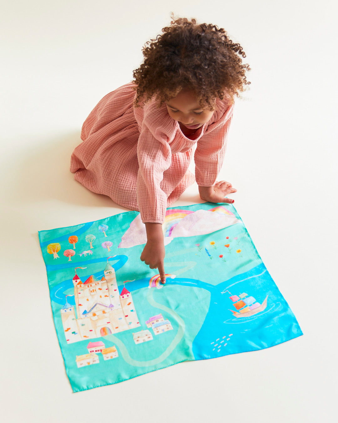 rainbowland seek 'n find playsilk