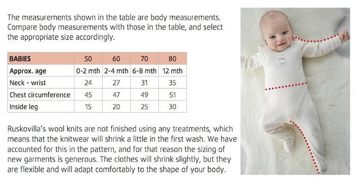 silkwool blend long-sleeved baby bodysuit