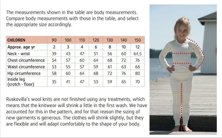 child's silkwool undershirt