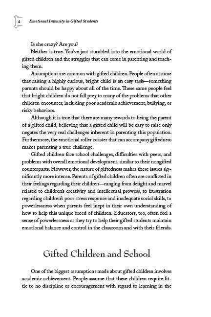Emotional Intensity in Gifted Students