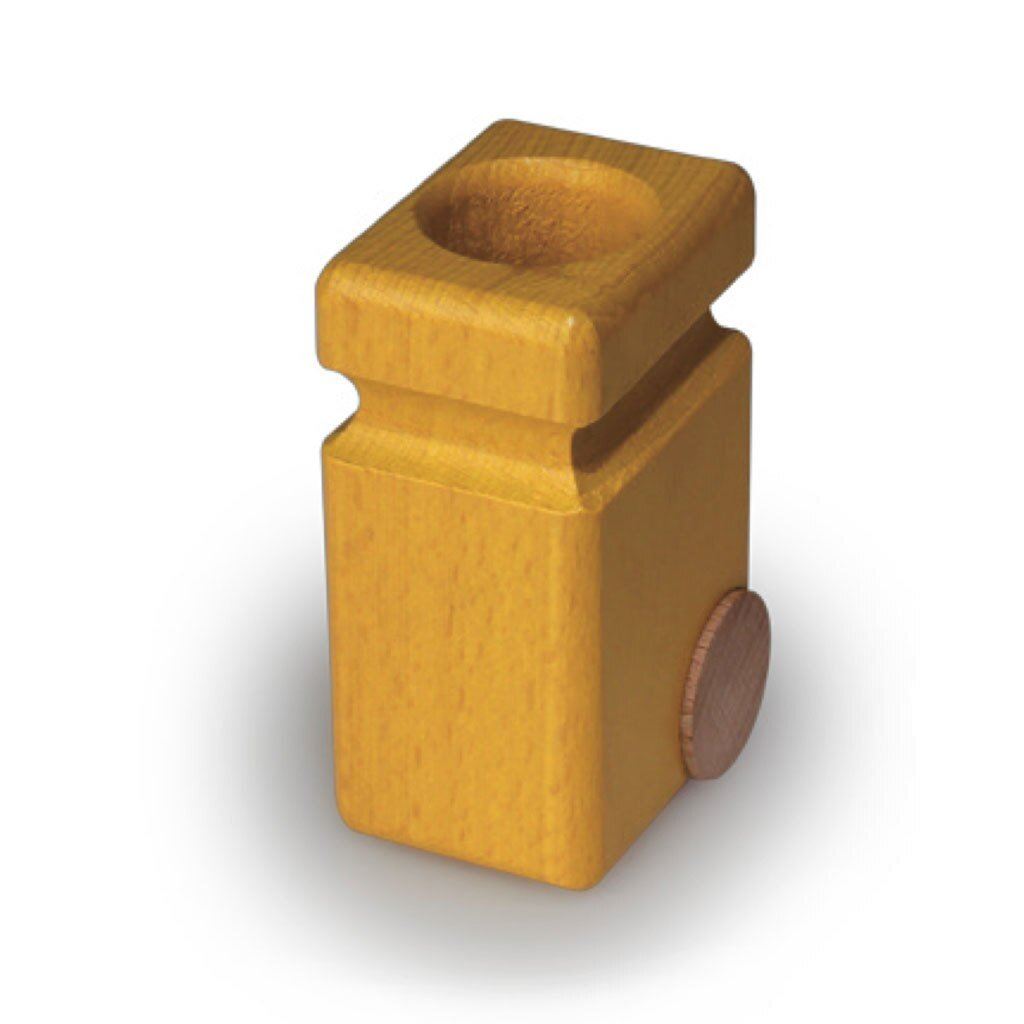 Fagus garbage compost bins, single, yellow