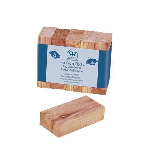 red cedar blocks